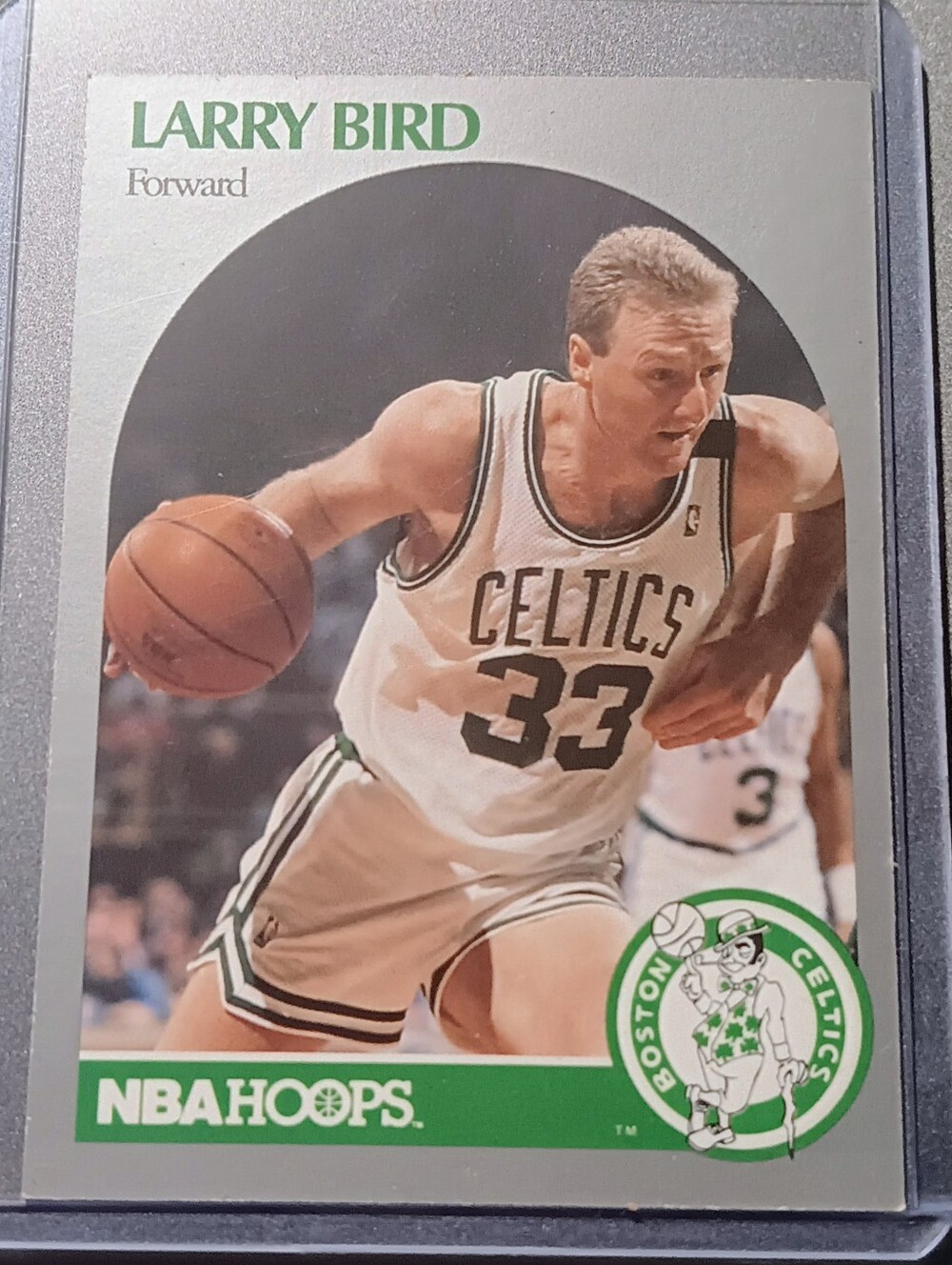 Larry Bird 1991-92 Hoops Boston Celtics #33 Basketball Card